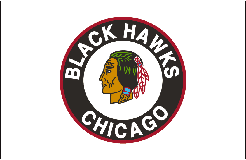 Chicago Black Hawks 1951-1955 Jersey Logo iron on heat transfer